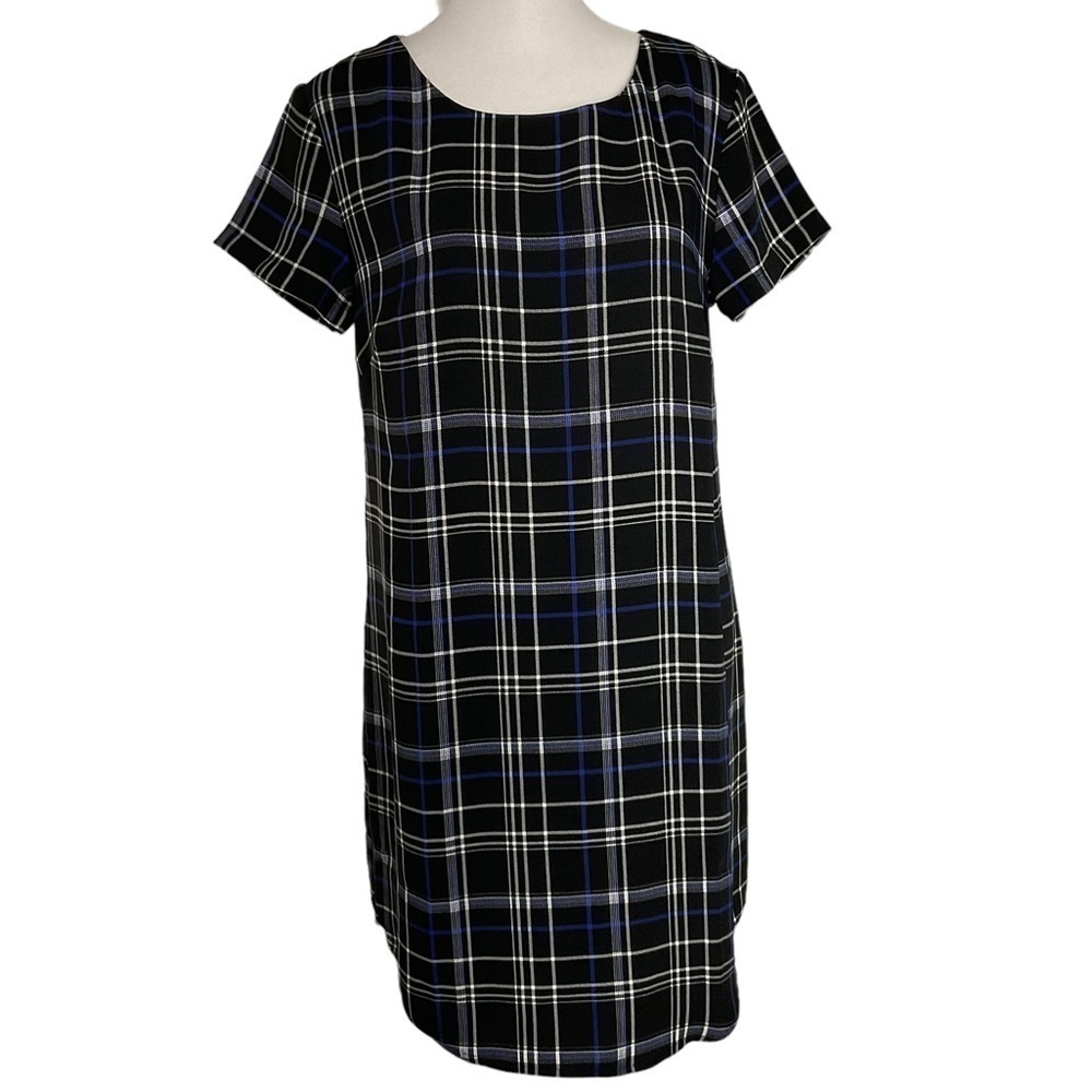 Cynthia Rowley High Low Plaid Dress Size 2